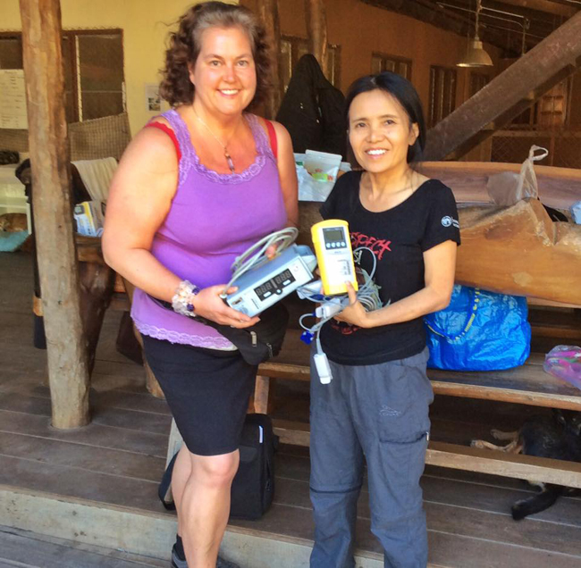 Thank you Ann Ahlgren for medical equipment donation to Elephant Nature Park